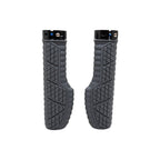Manopla Elleven Ergo Silicone Premium 142mm Com Trava Cinza