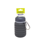 CARAMANHOLA ELLEVEN GARRAFA HIDRATAÇÃO 480ML SILICONE RETRÁTIL CINZA