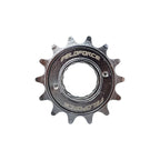 PINHÃO RODA LIVRE CATRACA VELOFORCE SINGLE 14T BMX ROSCA CROMADA