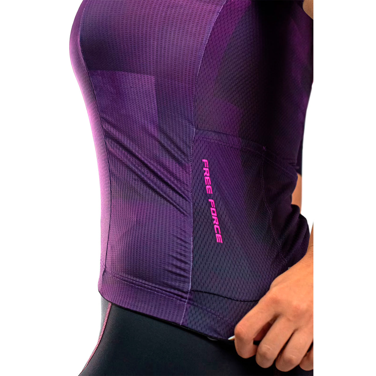 CAMISA CICLISMO FREE FORCE FEMININA BASIC GRAPE