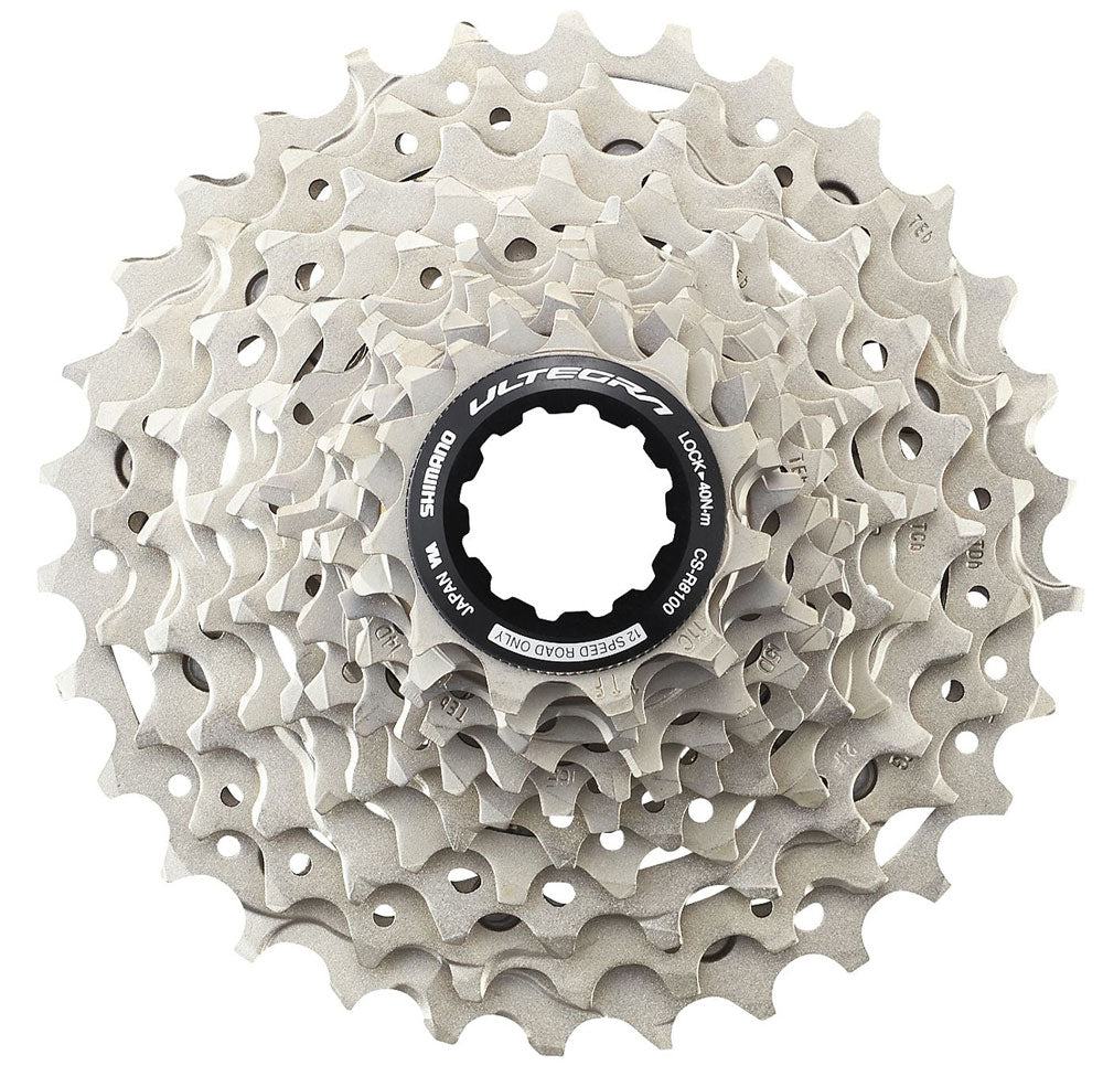 CASSETE 12V SHIMANO ULTEGRA CS-R8100-12 11/30D (ICSR10012130) - PRATA