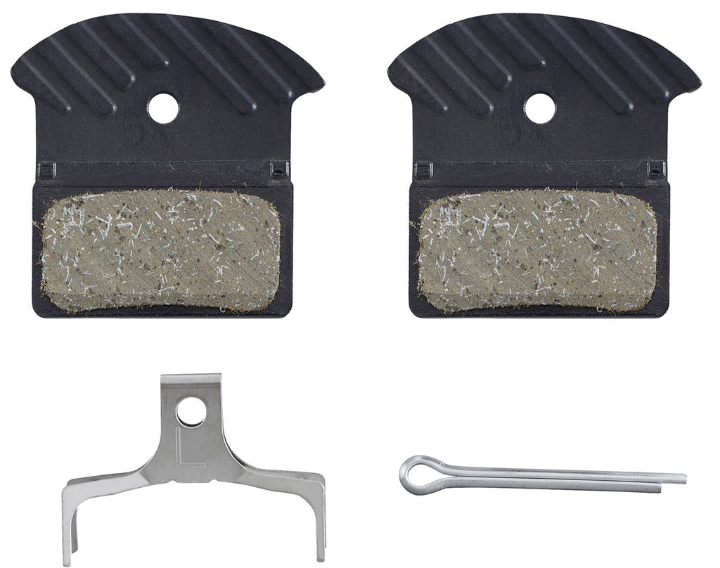 PASTILHA DE FREIO A DISCO SHIMANO J05A-RF RESINA ICE-TEC 2 PISTÕES