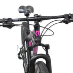 BICICLETA 29 RAVA PRESSURE 24V X-TIME C/ FREIO MECÂNICO - PRETO/PINK/AZUL - (M - 17)