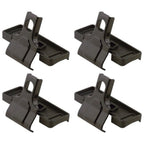 KIT PARA SUPORTE DE BARRAS THULE (1337) VOLKS. FOX 2004-2014 - PRETO