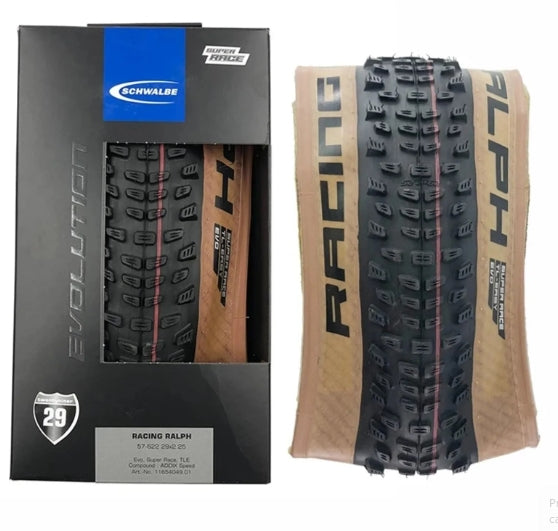 PNEU 29X2.35 SCHWALBE RACING RALPH EVO SUPER RACE ADDIX SPEED - PRETO/MARROM