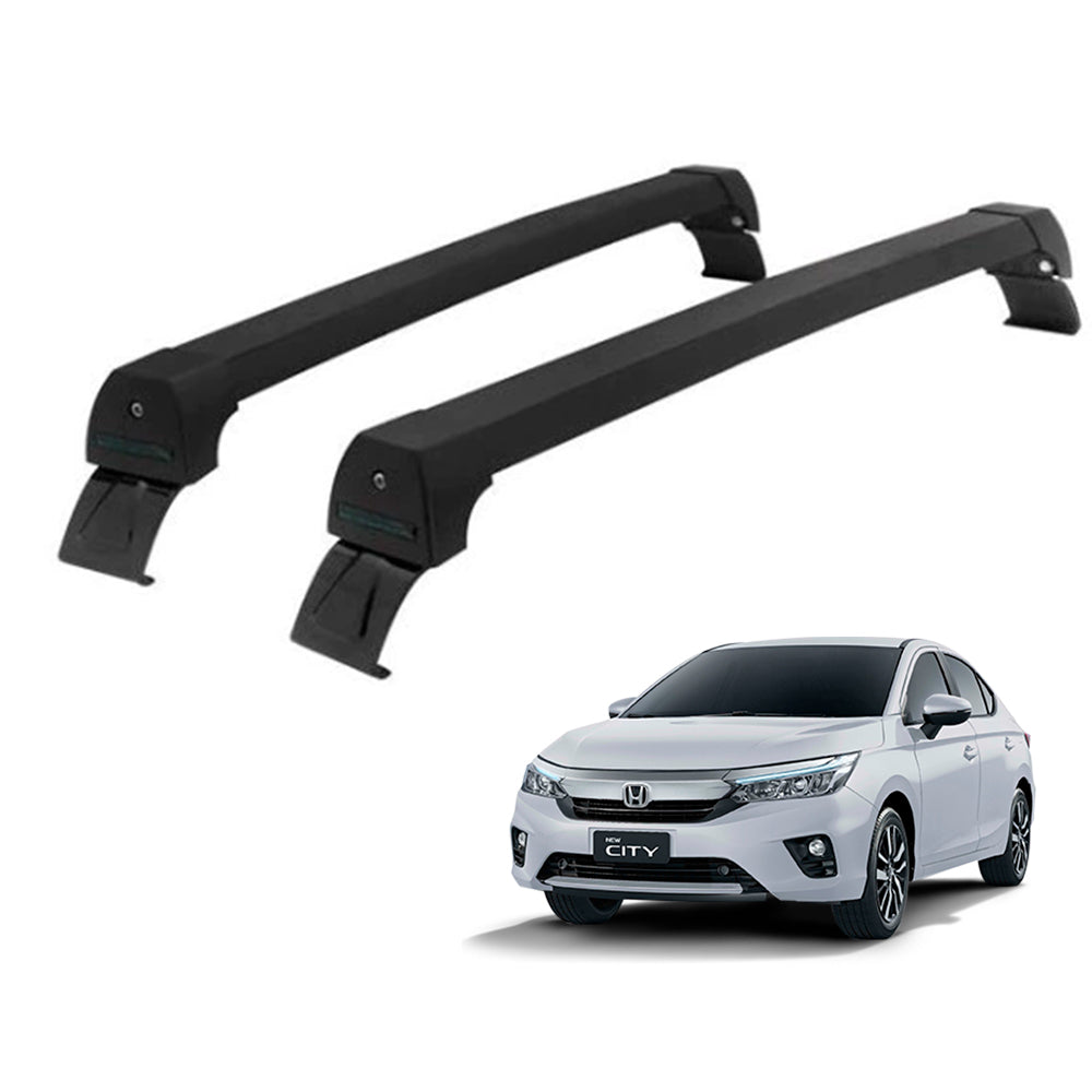RACK LONG LIFE SPORT ALUM. PRETO P/ HONDA NEW CITY SEDAN/HATCH (PCTH) - PRETO