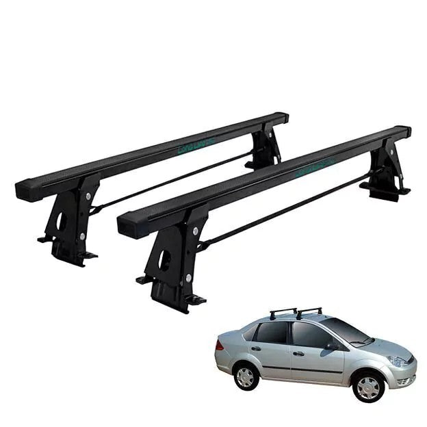 RACK DE TETO LONG LIFE AÇO P/ FIESTA HATCH (2003 À 2014- BAIANO) E SEDAN ( 2005 À 2014 - BAIANO) E ECOSPORT (ATÉ 2012 -