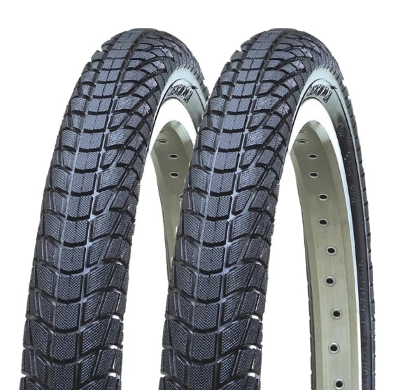 2 Pneus 20x1.95 Kenda K841 Freestyle - Preto
