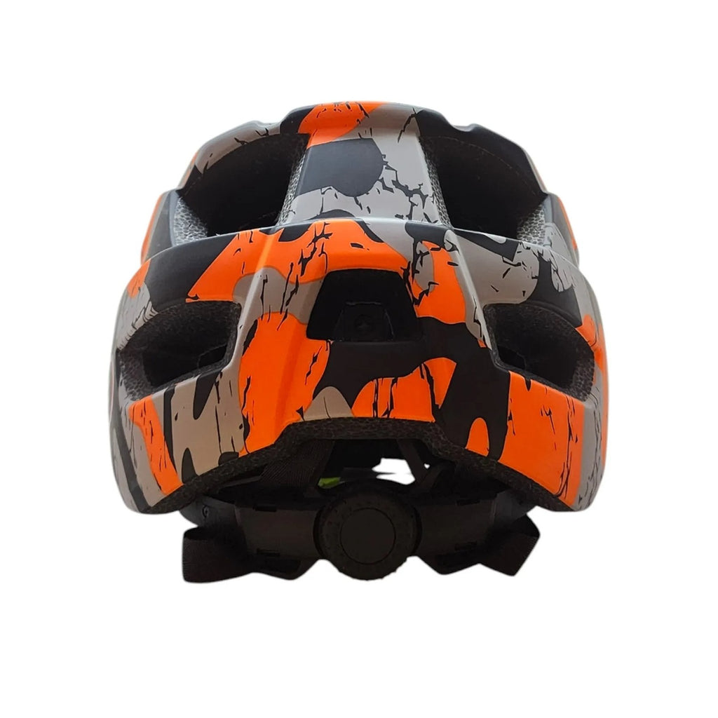 Capacete Elleven Trail Inmold Race L 57-62 Laran/Preto/Cinza