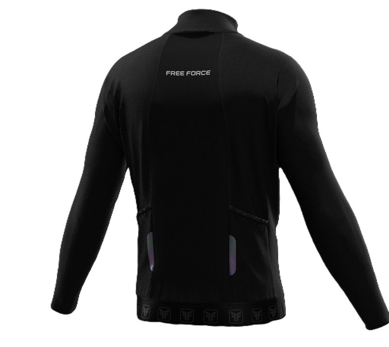 Jaqueta Ciclismo Masculina Free Force Classic Peluciada Preta Tam G