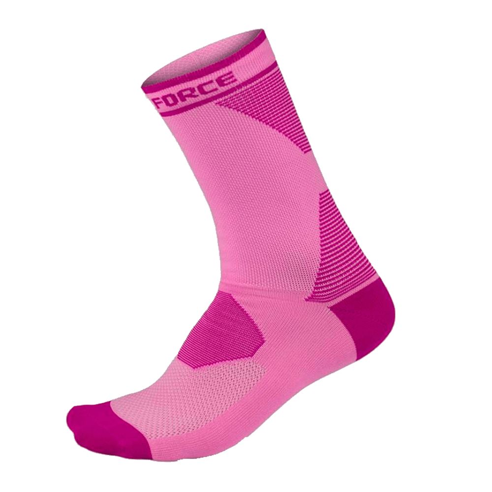 MEIA CICLISMO FREE FORCE GRACE - ROSA - Único