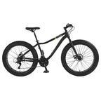 Bicicleta 26 Elleven Alien Fat Bike 21v Shimano 2023/2024 - Preto