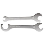 CONJUNTO CHAVE DIREÇÃO 32MM + PEDAL 15MM SHIMANO (TL-FC31) (Y13098100) - PRATA