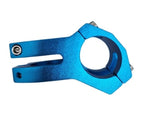 SUPORTE GUIDÃO COLORS ALUMINIO T6 CNC 45MM X 31.8MM AZUL