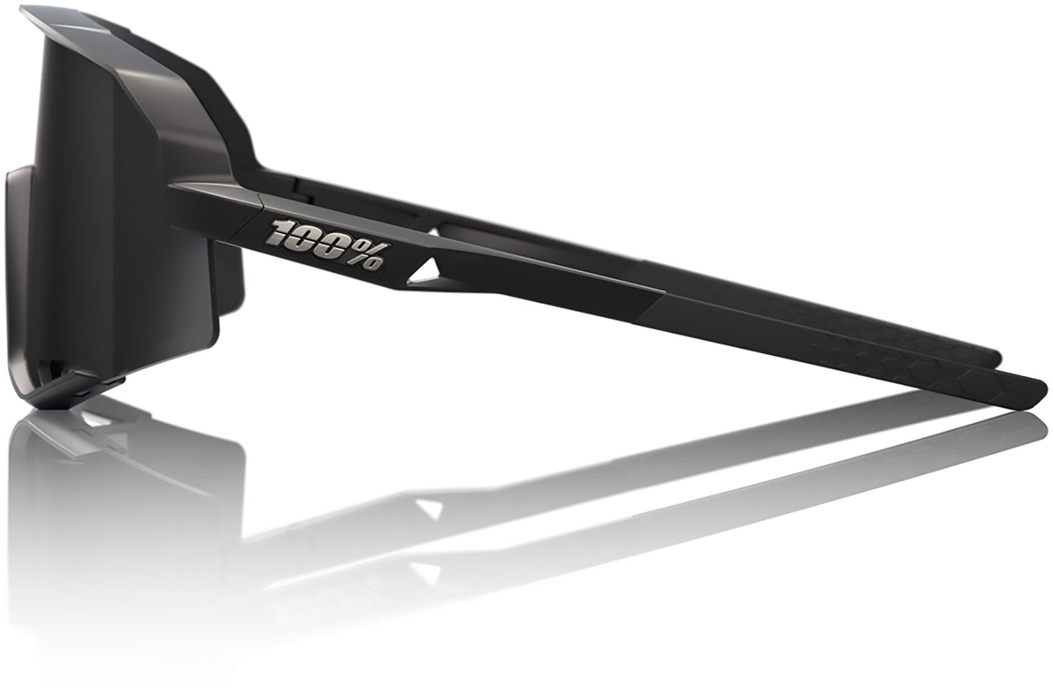OCULOS 100% SLENDALE - MATTE BLACK - SMOKE LENS