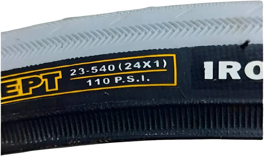 Pneu Kenda K191 Koncept 24x1.00 com Proteção Antifuro - Preto/Cinza