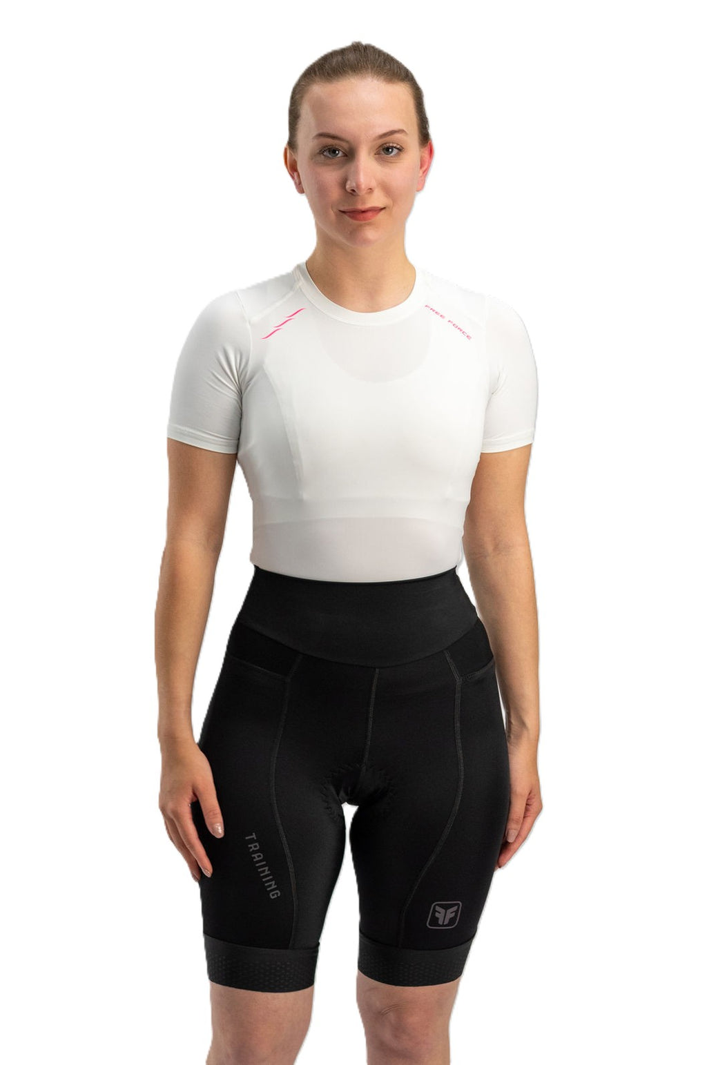 BERMUDA DE CICLISMO FREE FORCE FEMININA TRAINING PRETO - GG