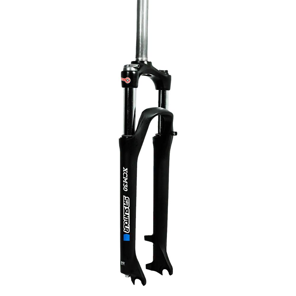 SUSPENSÃO DE BICICLETA 29 AHEAD SUNTOUR XCM30 100MM TRAVA REMOTA - PRETO - AHEAD SET