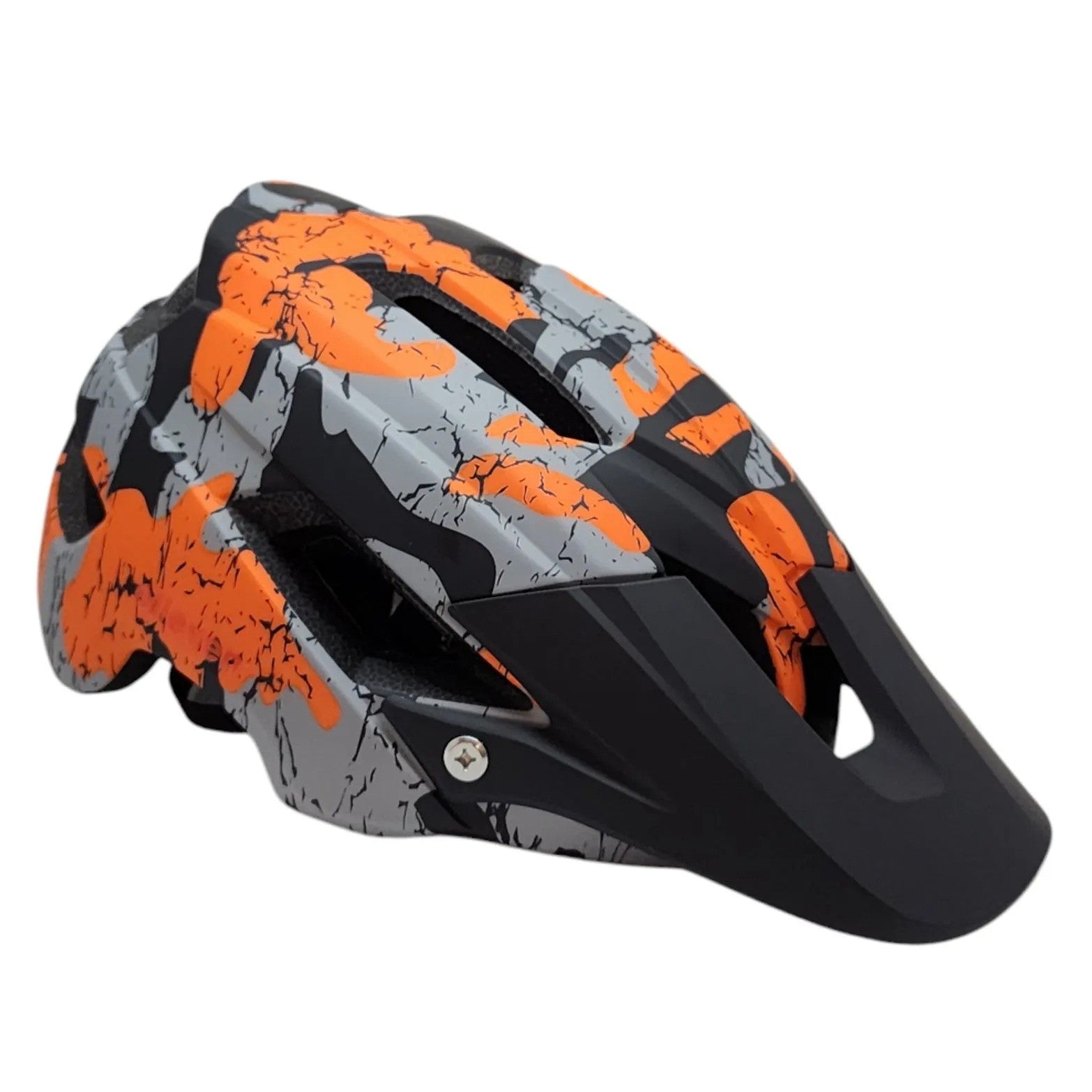 Capacete Elleven Trail Inmold Race L 57-62 Laran/Preto/Cinza