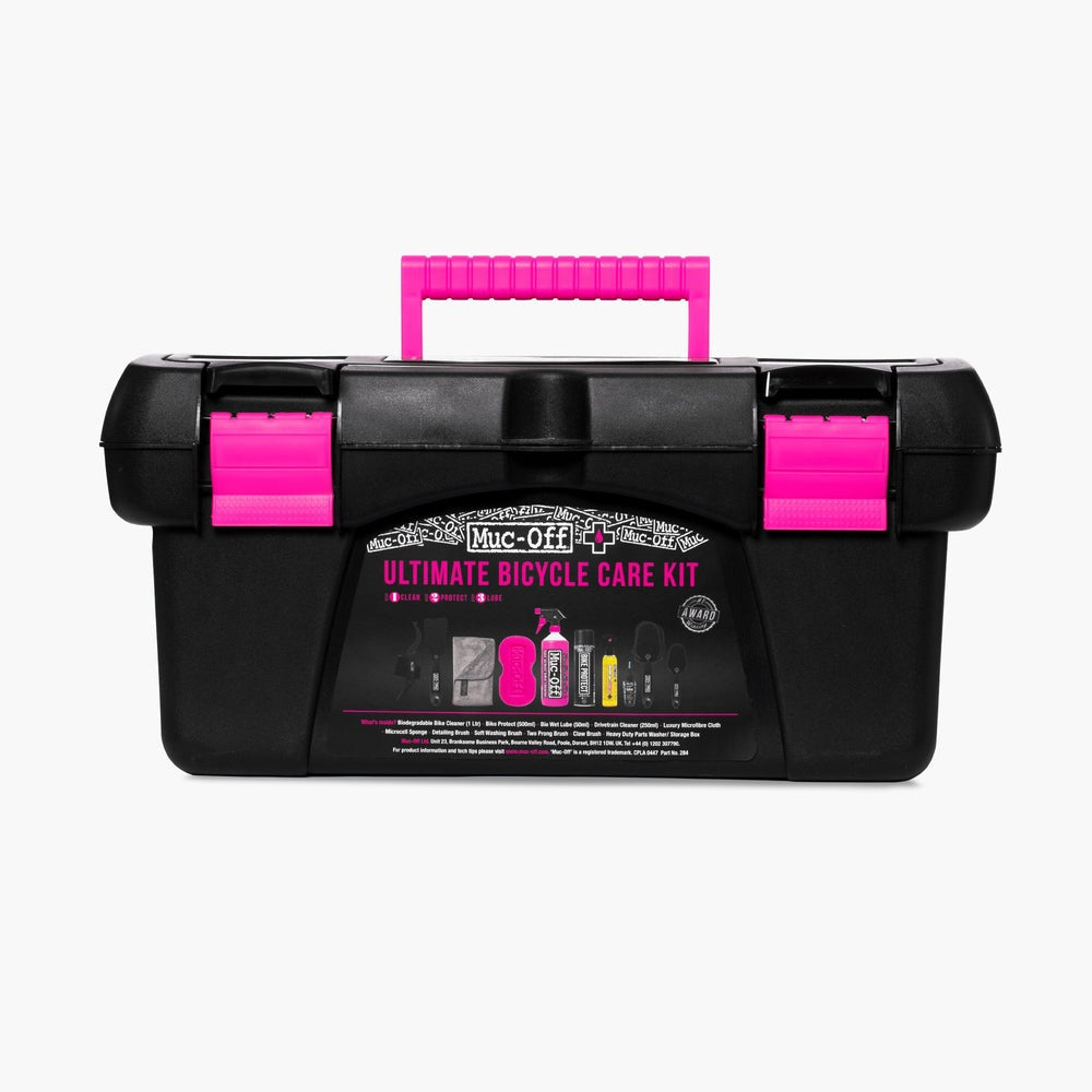 KIT DE LIMPEZA 11 EM 1 ULTIMATE BICYCLE MALETA (03 ESTAGIOS) MUC-OFF