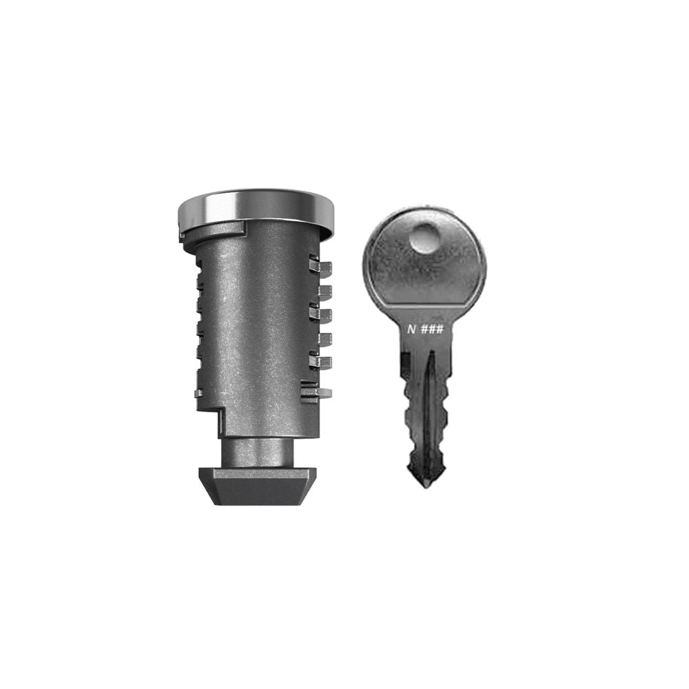 FECHO PARA RACK DE TETO THULE ONE-KEY SYSTEM 2 CILINDROS - PRATA