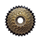 RODA LIVRE VELOFORCE 9 VELOCIDADES 13/32D ROSCA DOURADA