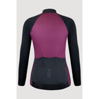 Camisa Ciclismo Free Force Feminina Start Manga Longa Wine Peluciada