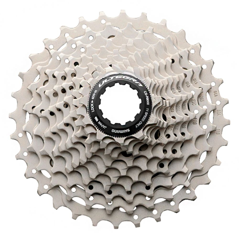 CASSETE 11V SHIMANO ULTEGRA R8000 11/32D (ICSR800011132) - PRATA