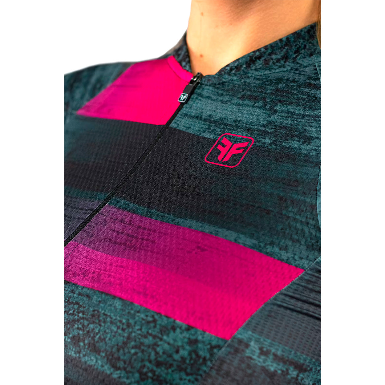 Camisa Ciclismo Free Force Feminina Basic Schocking