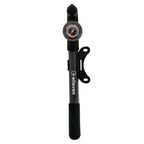 BOMBA ELLEVEN MINI ERGO BICO AUTOMATICO C/ MANÕMETRO E SUPORTE (120PSI) - PRETO