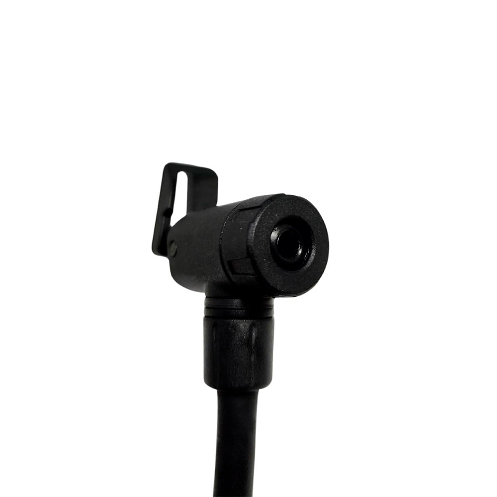 BOMBA ELLEVEN MINI REVERSÍVEL C/ MANGUEIRA E SUPORTE (120PSI) - PRETO