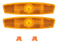 KIT 2 REFLETOR DE RODA - AMARELO