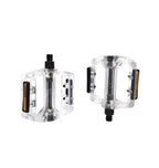 PEDAL PLATAFORMA 9/16 ESFERADO ACRÍLICO COM REFLETOR TRANSPARENTE