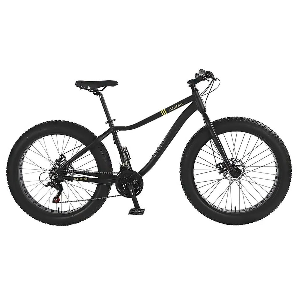 BICICLETA 26 ELLEVEN ALIEN FAT BIKE 21V SHIMANO 2023/2024 - PRETO