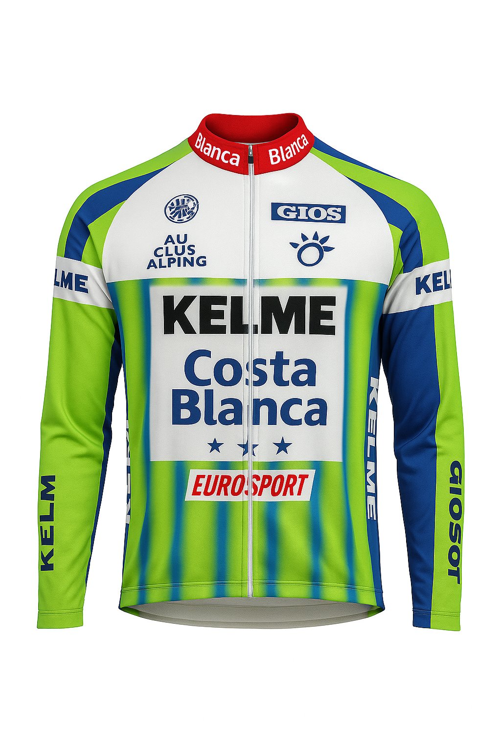 CAMISA CICLISMO MANGA LONGA  KELME COSTA BLANCA GIOS -  P