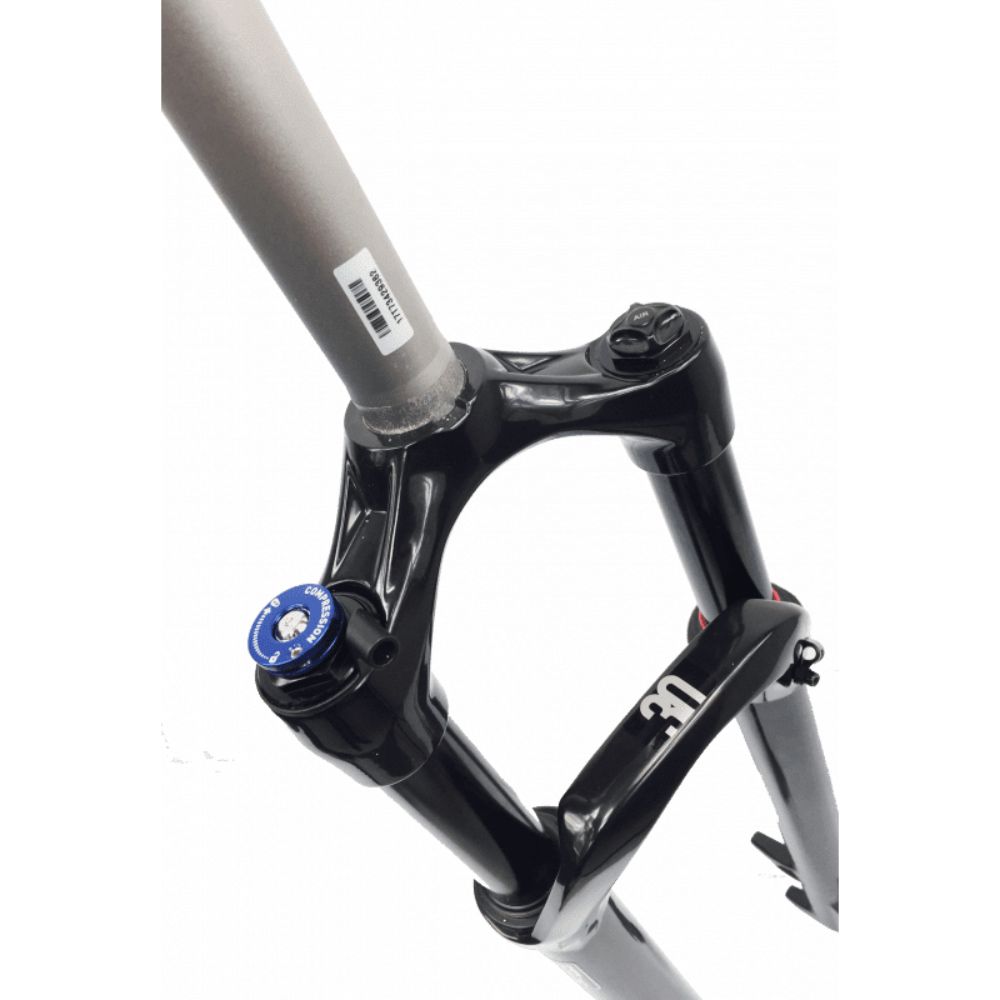 SUSPENSÃO DE BICICLETA 29 AHEAD ROCK SHOX XC30 GOLD RL AIR 100MM PT - PRETO - AHEAD SET