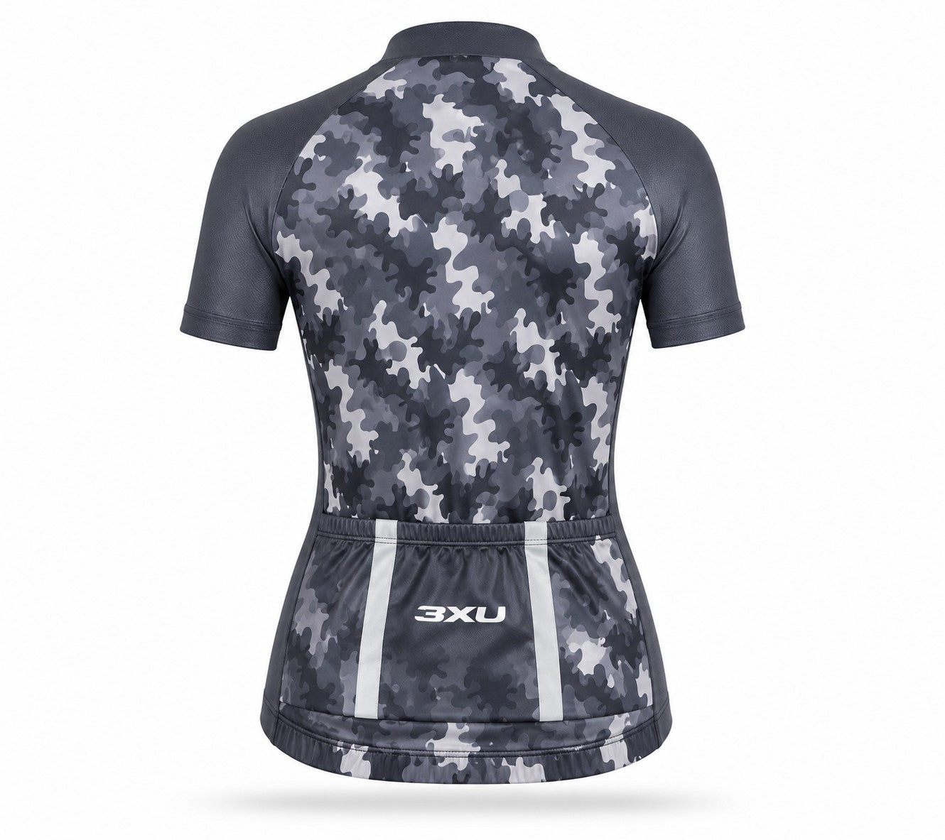 Camisa Ciclismo Feminino Refactor 3xu Camo Cinza