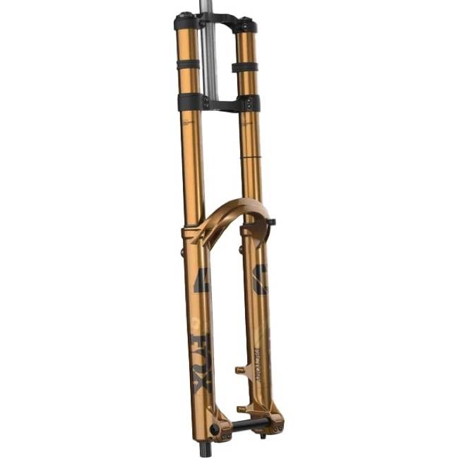 SUSPENSAO 2025, FOX 40, K, FLOAT, 29in, F-S, 203, Grip X2, HSC, LSC, HSR, LSR, Podium Gold, Black 4C872C Logo, 20TAx110,