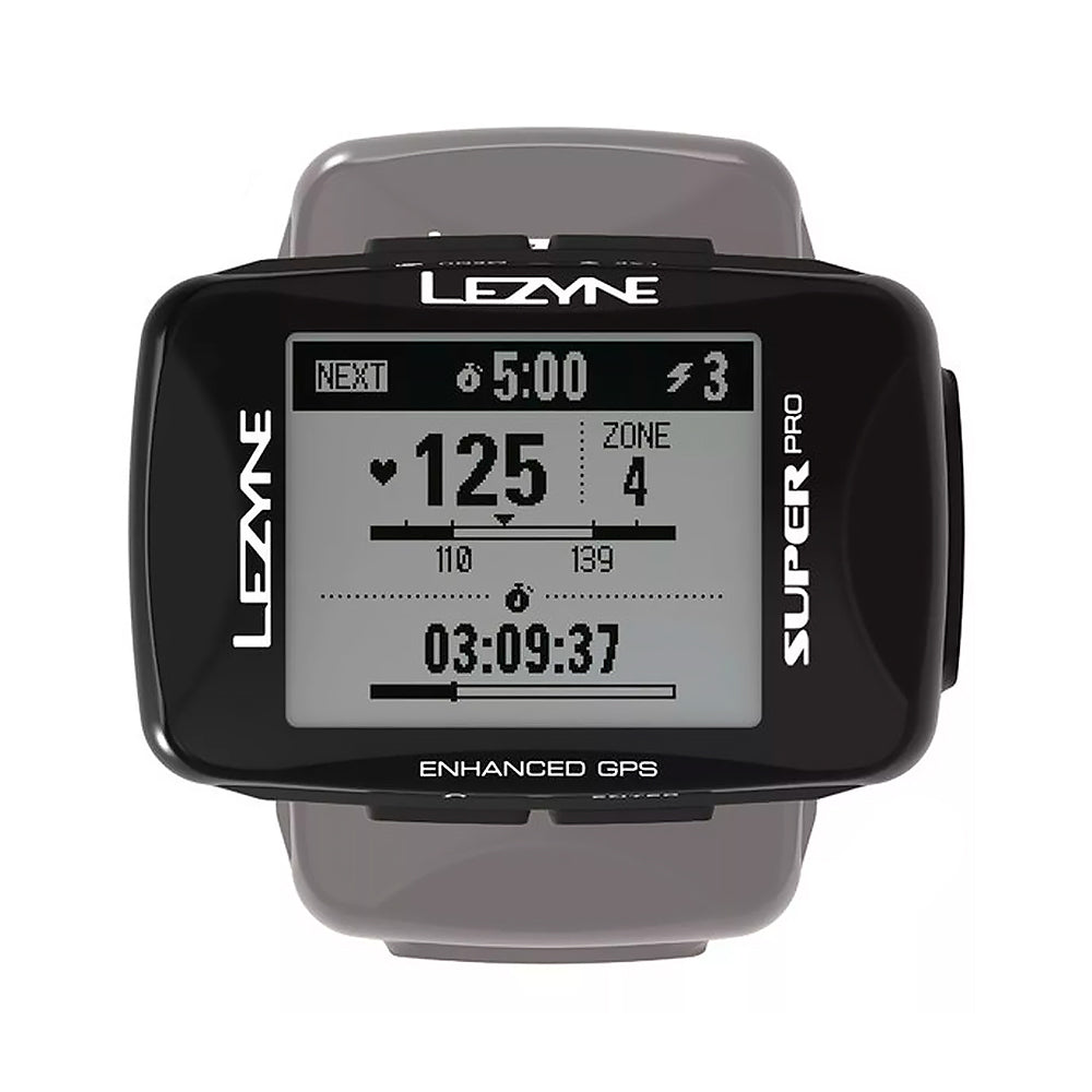 GPS LEZYNE SUPER PRO INTERATIVO BLUETOOTH/ANT+ - PRETO