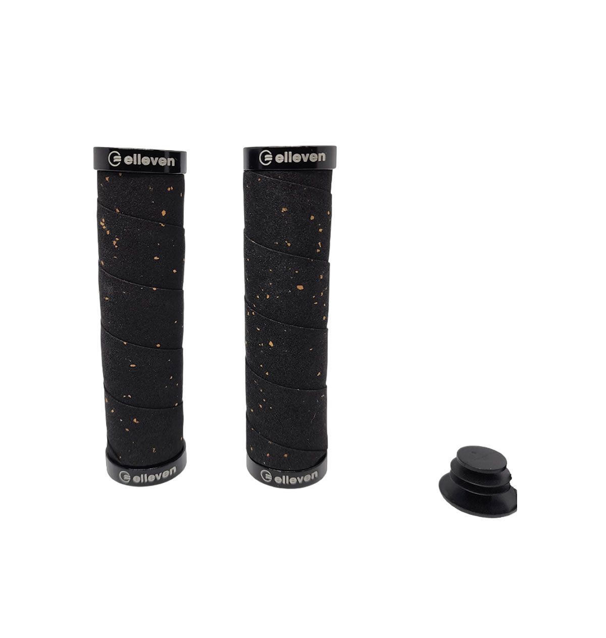 MANOPLA ELLEVEN MTB EM EVA COM TRAVA 130MM PRETA