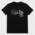 CAMISETA CASUAL CALOI PRETA BIKE - P