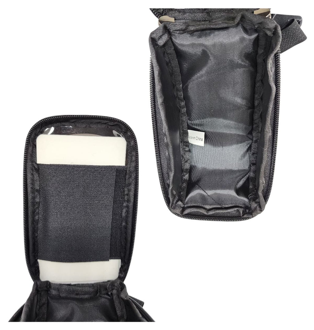 BOLSA DE SUP. GUIDÃO 1,4 LT IMPERMEÁVEL C/ ZÍPER PORTA CELULAR TOUCH PRETO