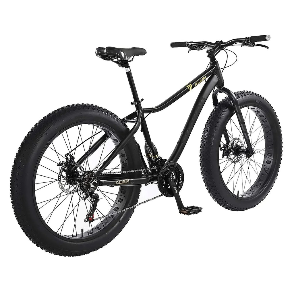 Bicicleta 26 Elleven Alien Fat Bike 21v Shimano 2023/2024 - Preto