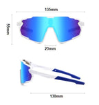 OCULOS CICLISMO KIDS ELLEVEN XQ547 LENTE FOTOCROMATICA AZUL