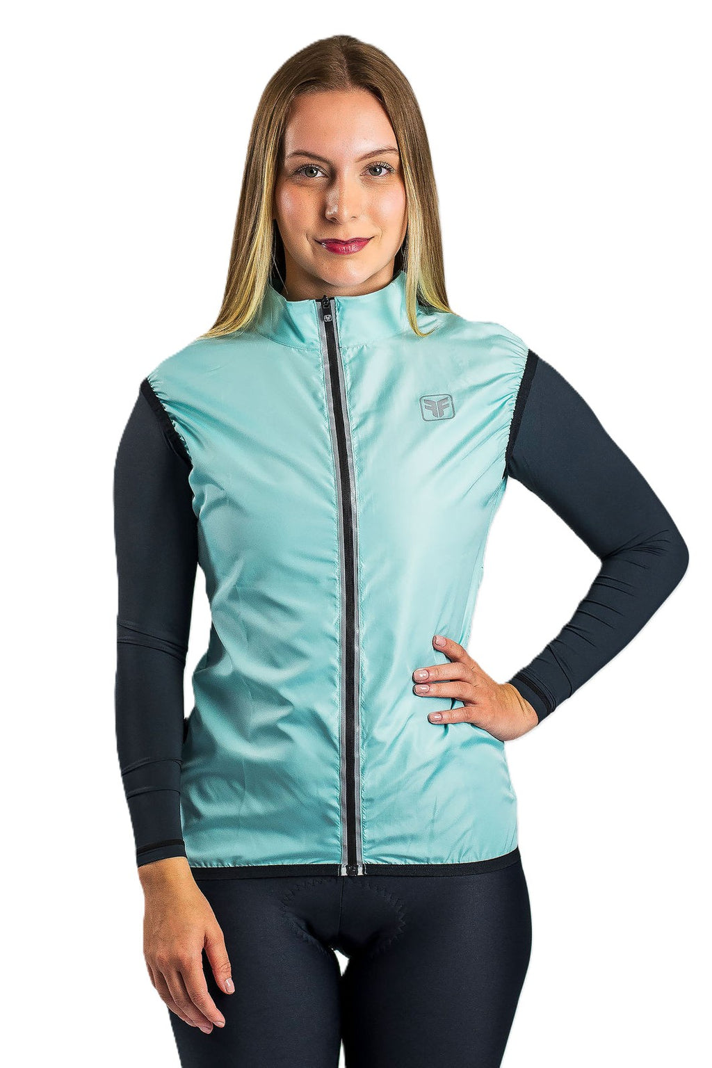 COLETE CORTA VENTO FEMININO FREE FORCE CLASSIC TURQUESA - G
