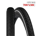 PNEU 700X38C CITY MAX PRETO /FAIXA REFLETIVA;PACO