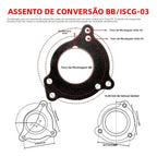 GUIA CORRENTE ISCG 03/05 ADAPTADOR BASH BIKE MTB TANKE