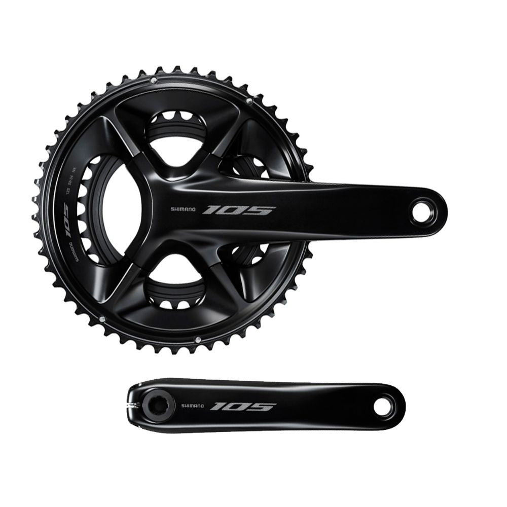 KIT RELAÇÃO SHIMANO 105 12V R7100 COMPLETO PEDIVELA 175 + CASSETE 11/34 + CAMBIOS D/T + BATERIA + CABOS + STI + FREIO HI