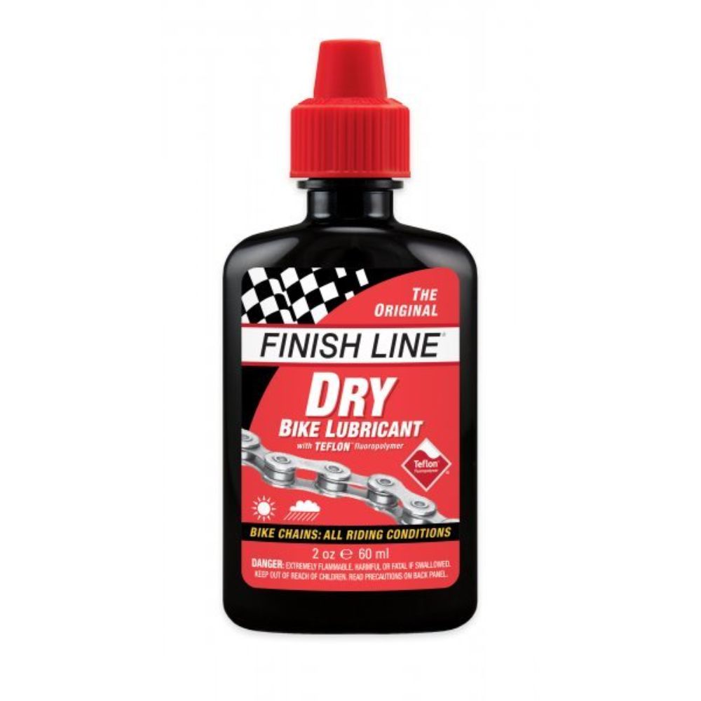 OLEO LUBRIFICANTE FINISH LINE SECO P/ CORRENTE (60ML) - VERMELHO