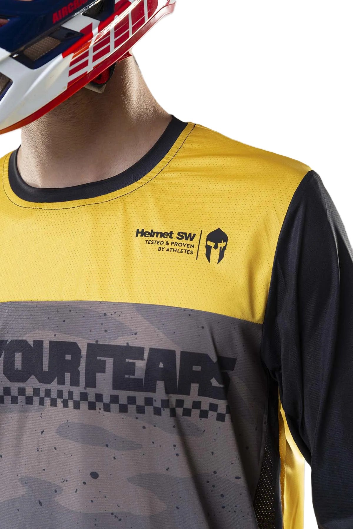 CAMISA JERSEY AIR PHANTOM | HELMET SW | MANGA LONGA